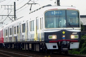 名鉄３１００系１次車　パト電コノハけいぶ号　実車画像