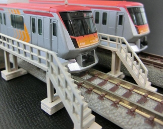 乗降台 製品試作品画像 着色済みストラクチャー