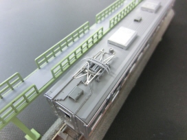パンタグラフ点検台 製品試作品画像 着色済みストラクチャー