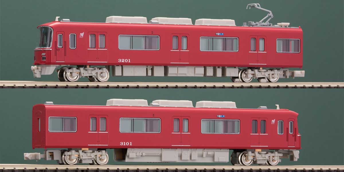 30099＞名鉄3100系1次車基本2両編成セット（動力付き）｜Nゲージ車両（完成品モデル）｜Nゲージ鉄道模型のグリーンマックス