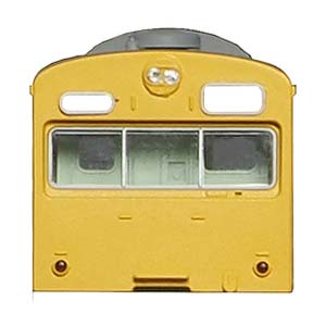 国鉄（JR）103系＜低運・非ユニット窓・冷改車・カナリア＞ 基本4両編成ボディキットB