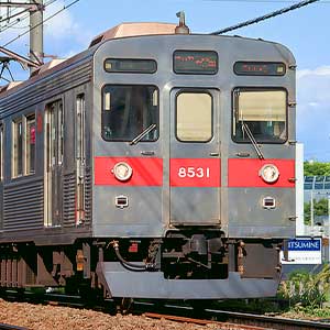 東急電鉄8500系（軽量車・8631編成・黄色テープ付き）増結用中間車6両セット（動力無し）