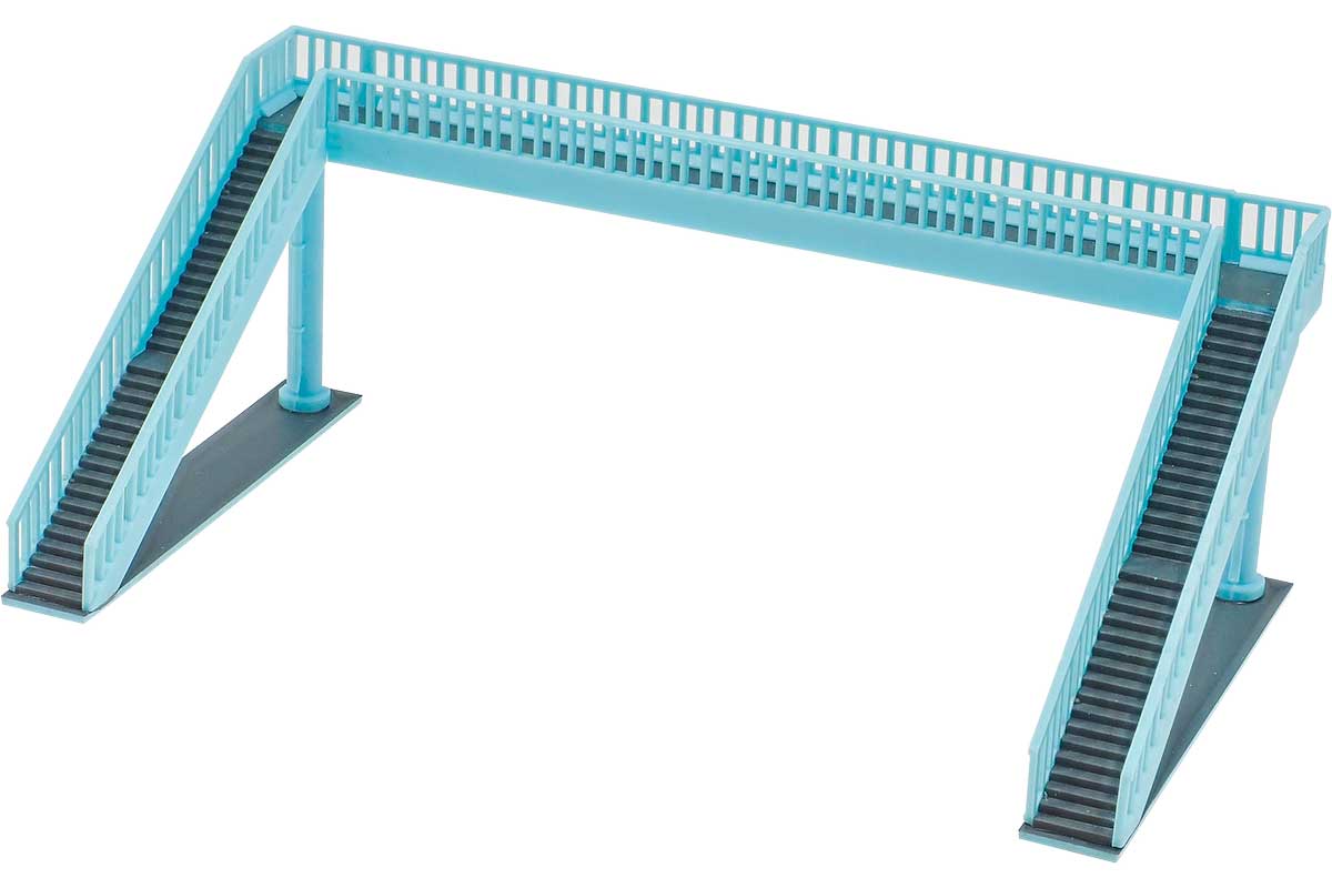 ＜2526＞着色済み 歩道橋（ライトブルー）
