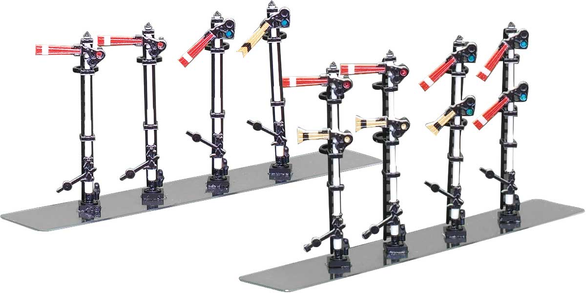＜2597＞着色済み 腕木式信号機セット