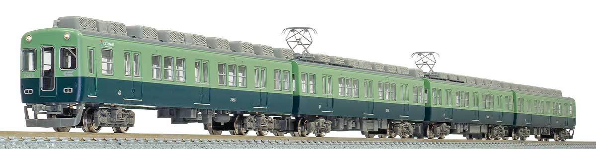30330＞京阪2400系（2次車・2456編成・旧塗装・新ロゴ）基本4両編成