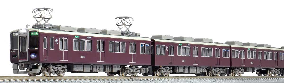 31521＞阪急8300系（2次車・8314編成・白ライト）基本6両編成セット