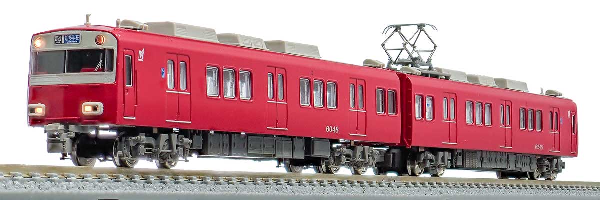 31529＞名鉄6000系（9次車・6048編成）基本2両編成セット（動力付き）｜Nゲージ車両（完成品モデル）｜Nゲージ鉄道模型のグリーンマックス