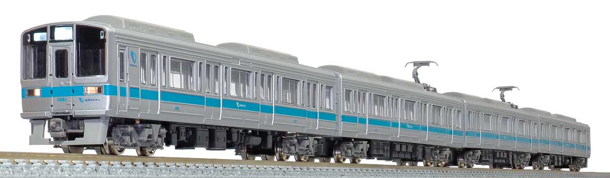 31609>小田急1000形(1051編成・行先点灯・ブランドマーク付き)増結4