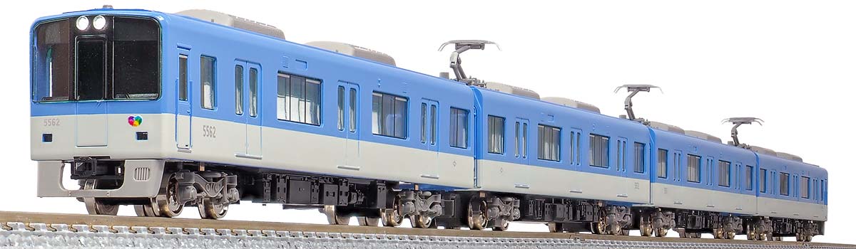 31687＞阪神5550系（“たいせつ”がギュッと。マーク付き）4両編成セット（動力付き）｜Nゲージ車両 （完成品モデル）｜Nゲージ鉄道模型のグリーンマックス