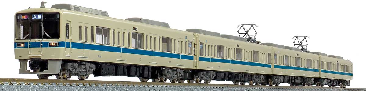 ＜31693＞小田急8000形（未更新車）基本4両編成セット（動力付き）