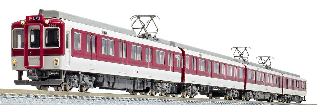 グリーンマックス 31709 近鉄8600系(後期・車番選択)基本4両車両番号は付属車両マーク選択式