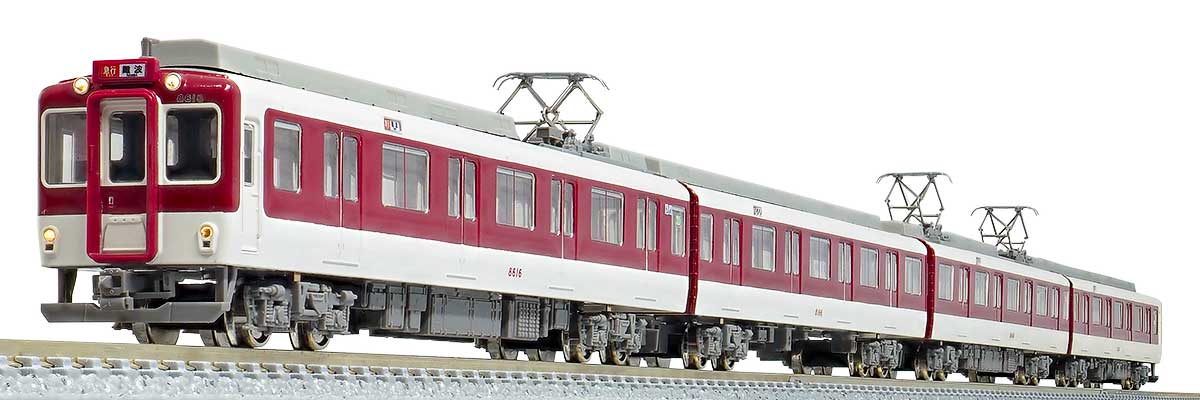 ＜31710＞近鉄8600系（後期形・車番選択式）増結4両編成セット（動力無し）