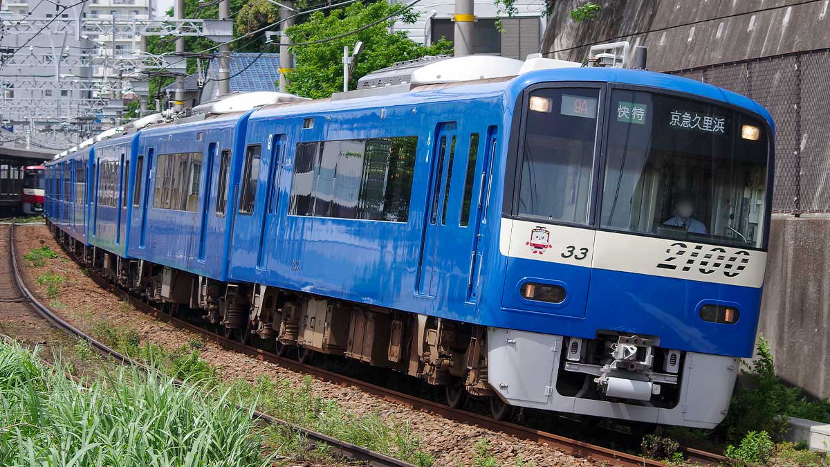 グリーンマックス4911京浜急行2100系ブルースカイトレイン8輌編成セット 31925＞京急2100形（KEIKYU BLUE SKY TRAIN・マーク無し）8両