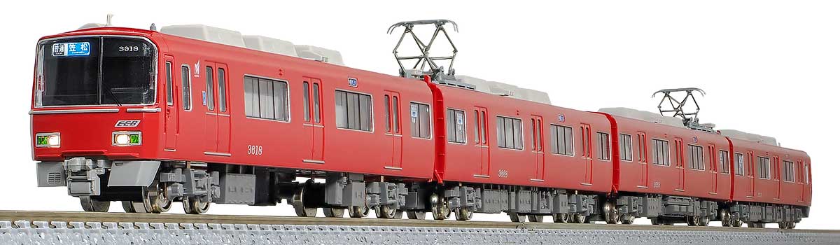 32053＞名鉄3500系3次車（未更新車・車番選択式）基本4両編成セット