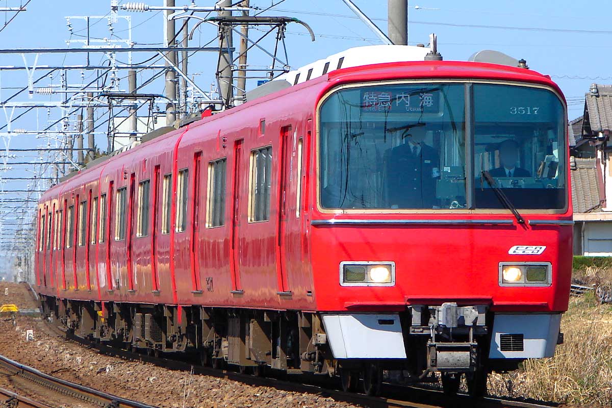＜32055＞名鉄3500系（ワンマン対応車・車番選択式）基本4両編成セット