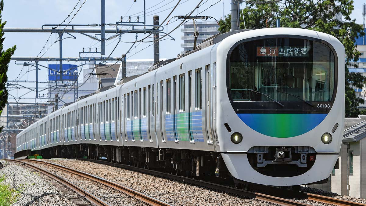 ＜32063＞西武30000系（新宿線・前面ロゴ無し・車番選択式）基本4両編成セット