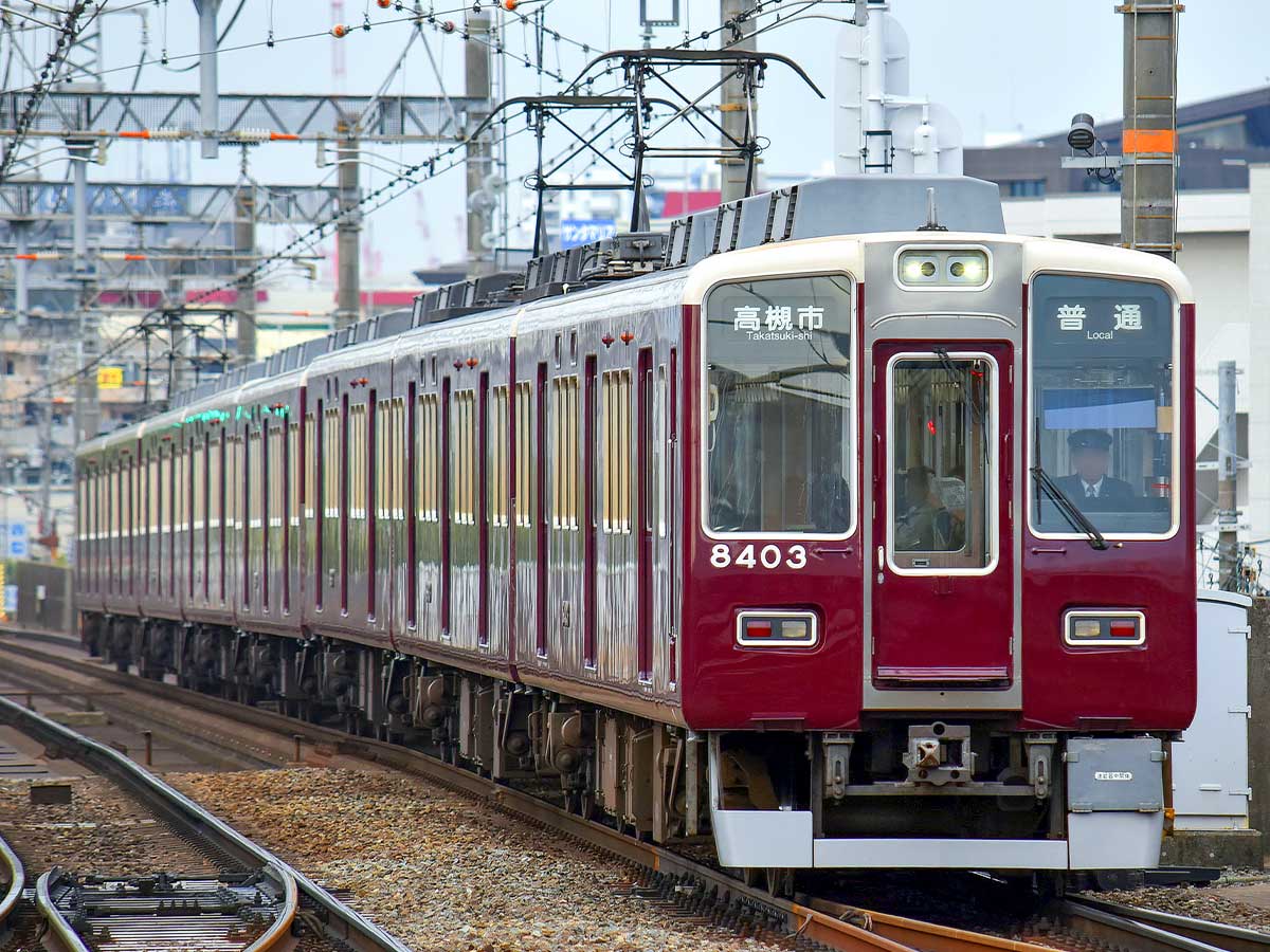 ＜32117＞阪急8300系（2次車・8303編成・白ライト）8両編成セット