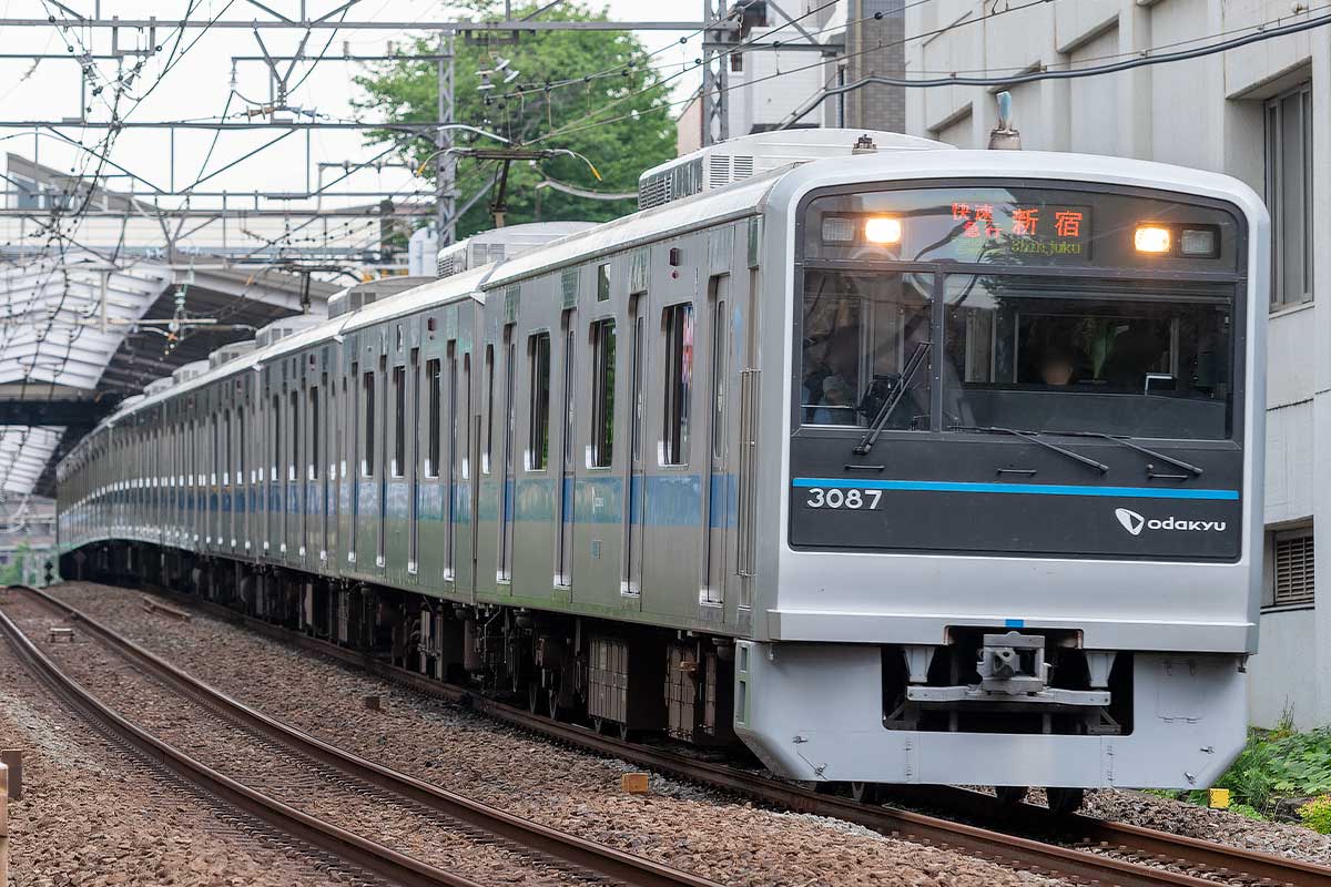 ＜32138＞小田急3000形（3080番台・インペリアルブルー帯）10両編成セット