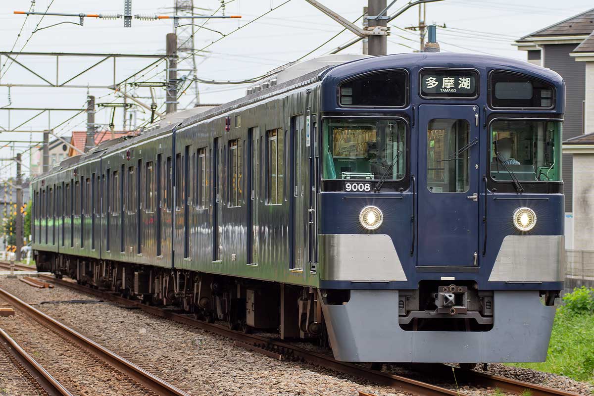 ＜32172＞西武9000系（多摩湖線・紺色・白ライト）