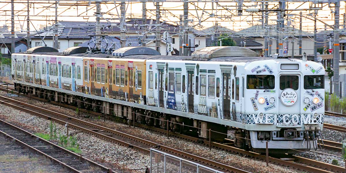 ＜50703＞JR115系2000番台（まんぷく宝しま号）4両編成セット