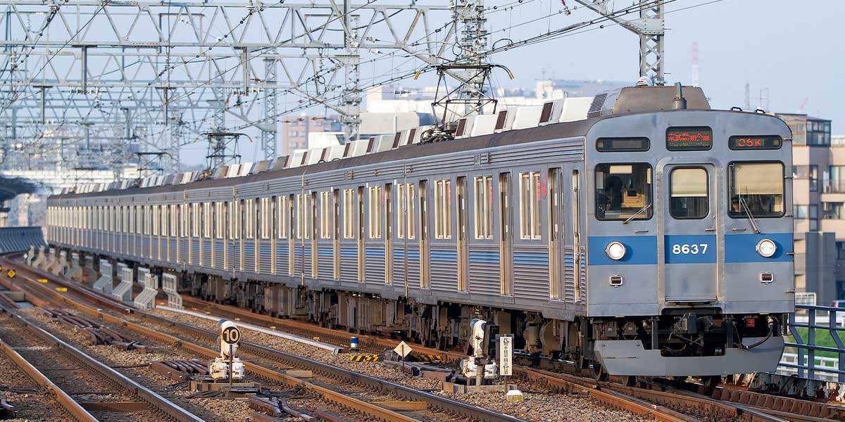 ＜50823＞東急電鉄8500系（8637編成・青帯）10両編成セット
