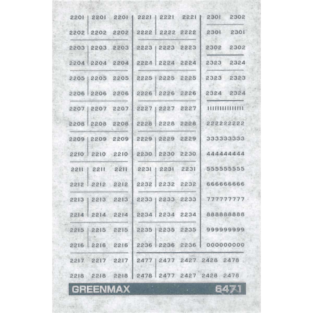 ＜6471＞小田急2200（2220）形対応（メタリック）