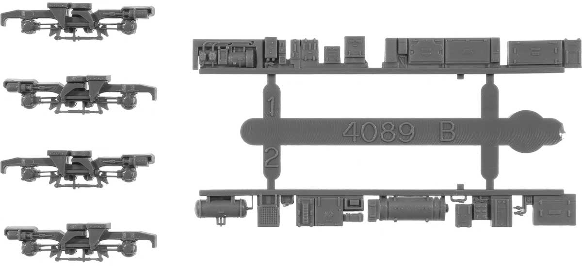 ＜8481＞動力台車枠・床下機器セットA-01（FS369＋4089BM）