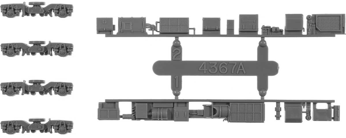 ＜8482＞動力台車枠・床下機器セットA-02（DT600K＋4367AM）