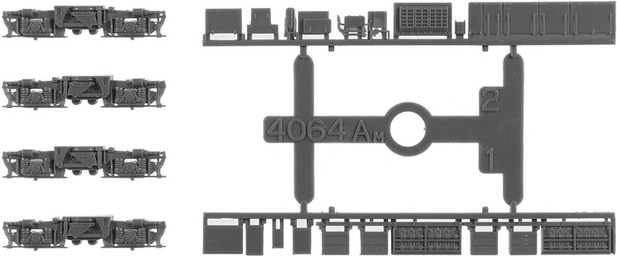 ＜8486＞動力台車枠・床下機器セットA-04（新KDタイプ（KD301）＋4064AM）