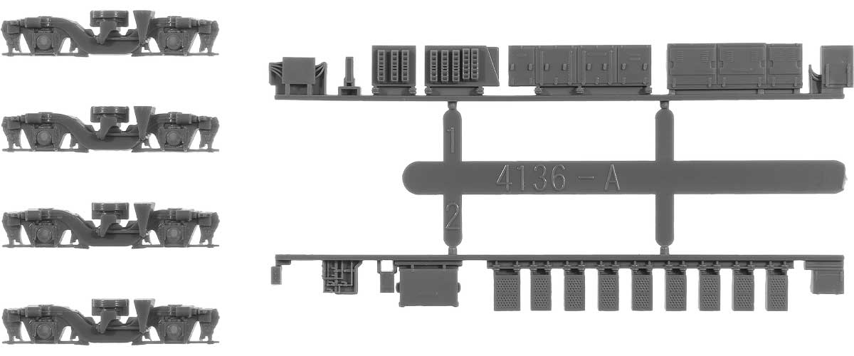＜8489＞動力台車枠・床下機器セットA-06（FS372＋4136AM）