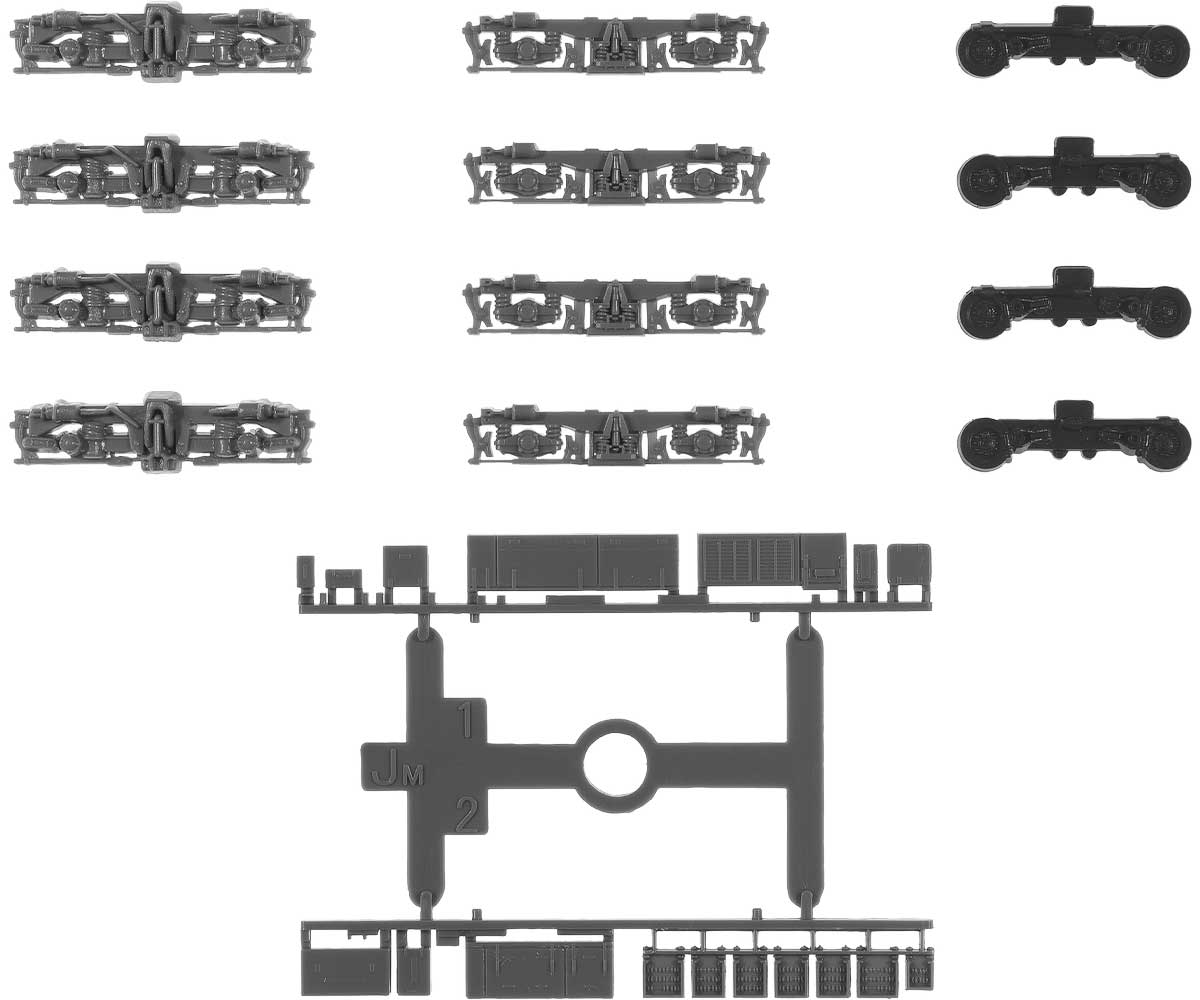 ＜8495＞動力台車枠・床下機器セット A-12 （OKタイプ／TS310／パイオニア＋JM）