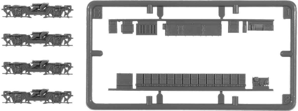 ＜8496＞動力台車枠・床下機器セット A-13（TS809（810）＋BM）