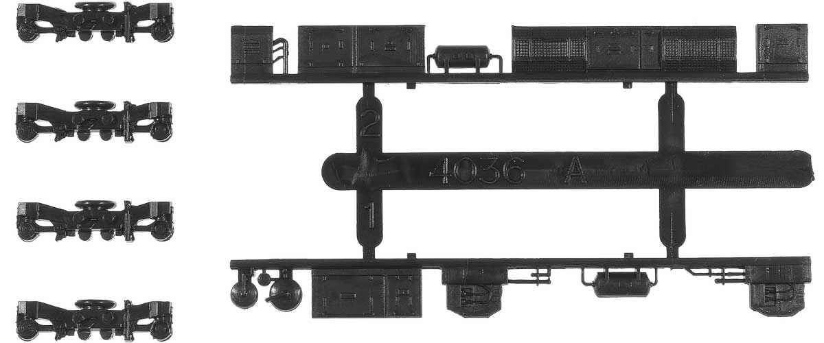 ＜8501＞動力台車枠・床下機器セット A-17（TS1019＋4036AM）