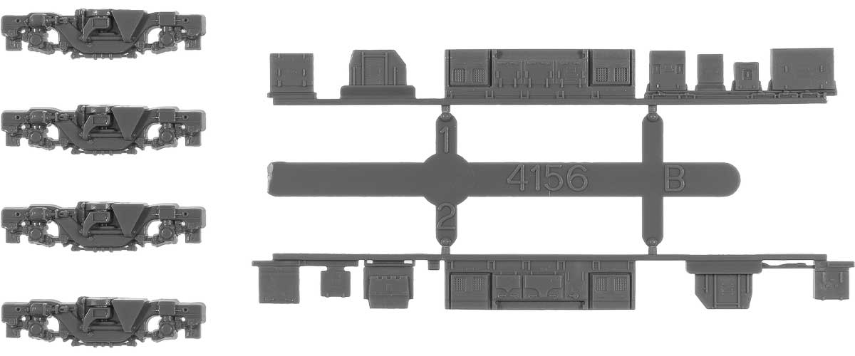 ＜8502＞動力台車枠・床下機器セット A-18（FS516＋4156BM）