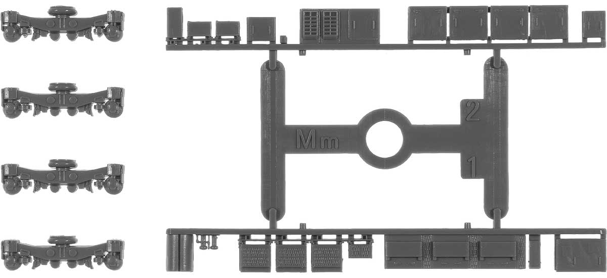 ＜8503＞動力台車枠・床下機器セット A-19（KD306＋MM）