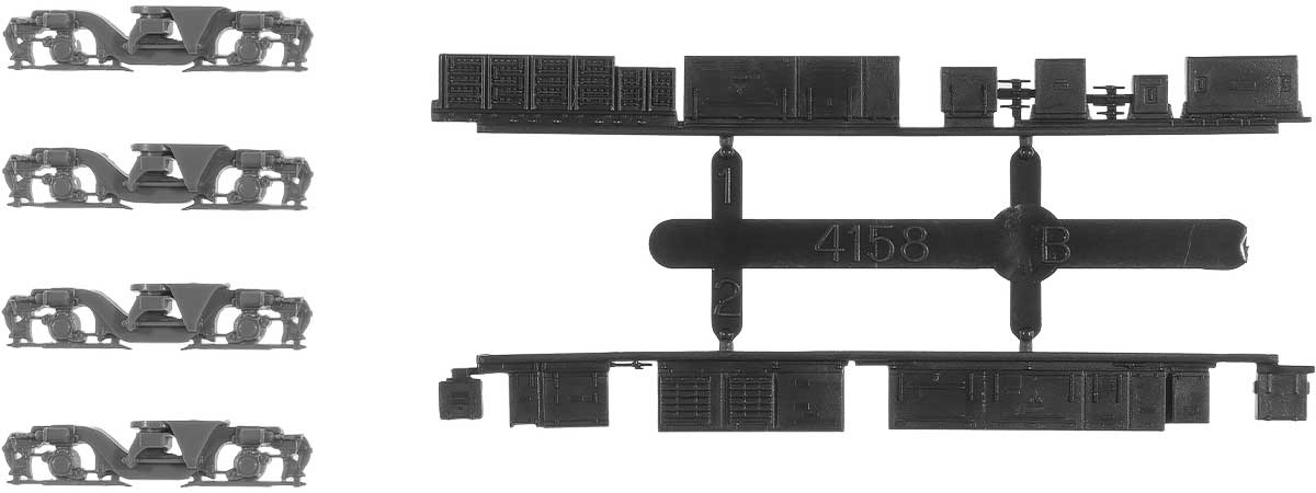 ＜8510＞動力台車枠・床下機器セット A-26（FS534＋4158BM）