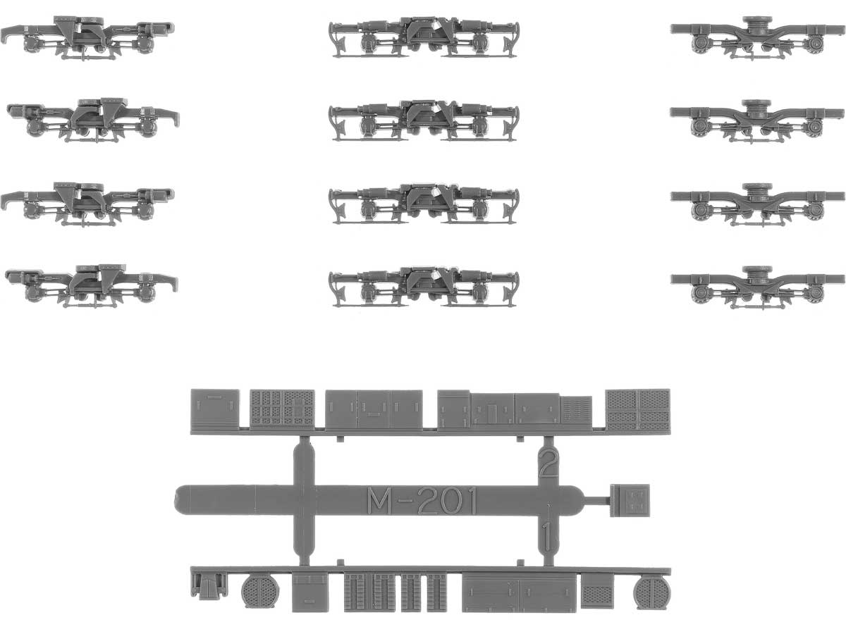 ＜8513＞動力台車枠・床下機器セット A-29（FS369／FS396／SSタイプ＋M-201）