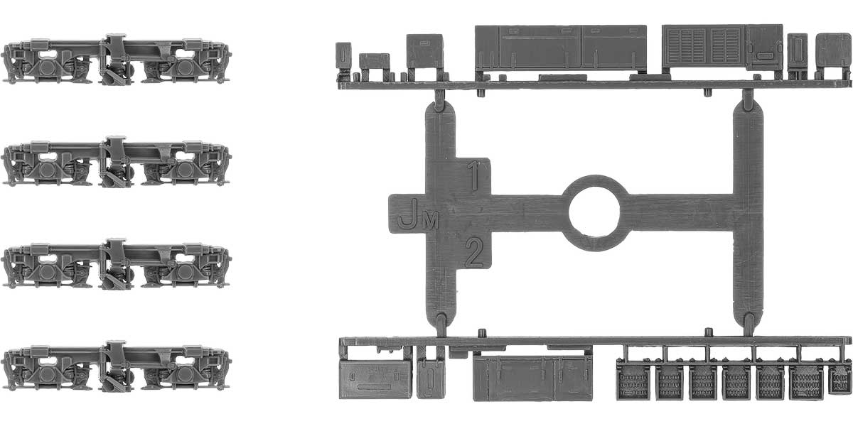 ＜8517＞動力台車枠・床下機器セット A-32 （TH700＋JM）