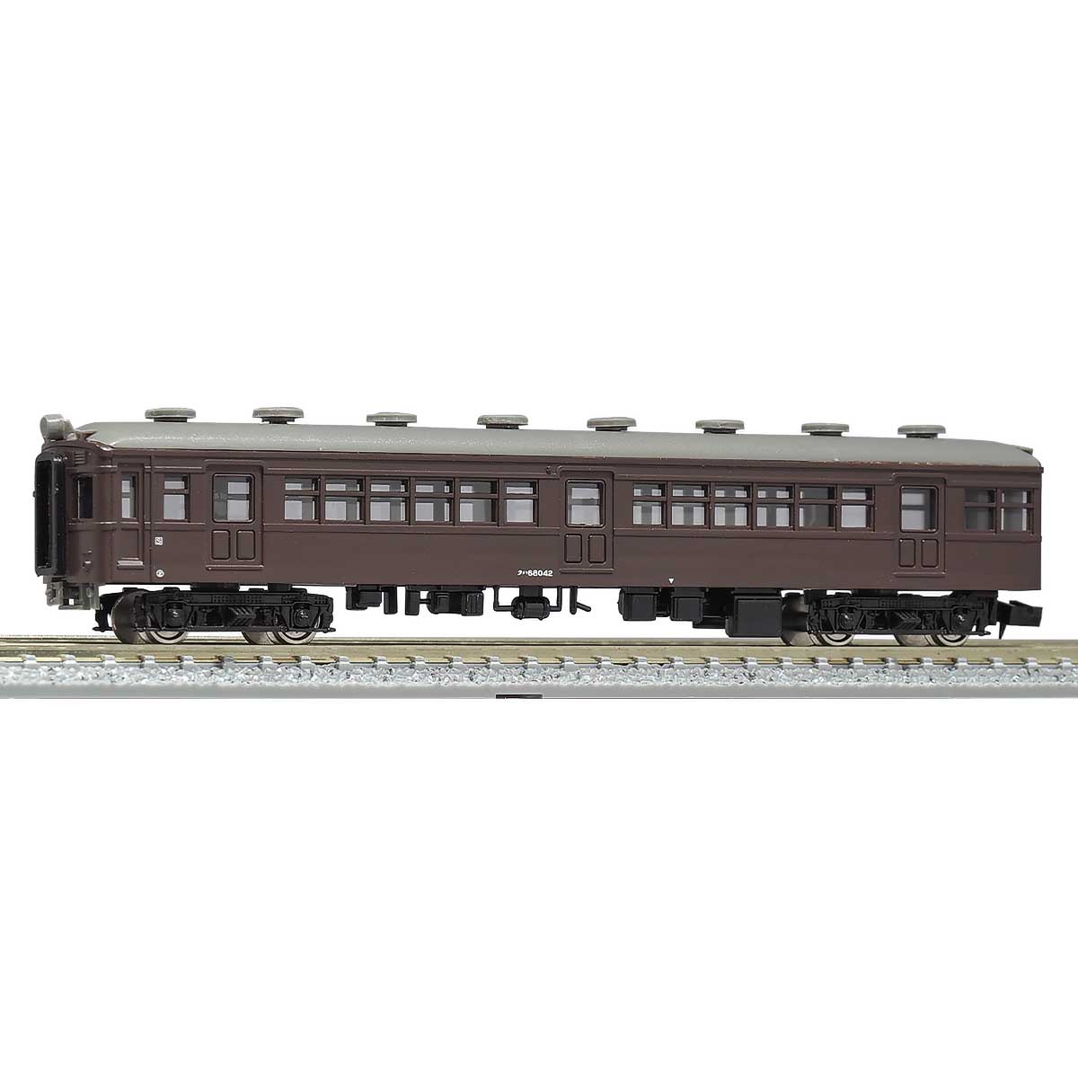 13006＞着色済み クハ68形制御車（半流）（茶色）｜エコノミーキット