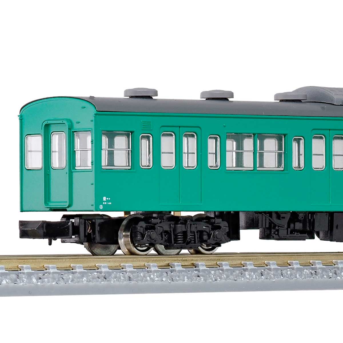 18034>国鉄(JR)103系<新製冷房車・エメラルドグリーン>増結用モハ