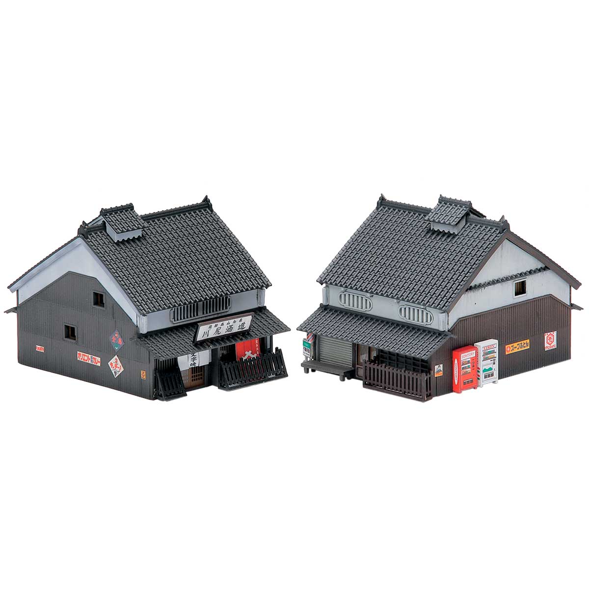 2165＞むしこ造りの町屋としもたや｜ストラクチャーキット｜Nゲージ
