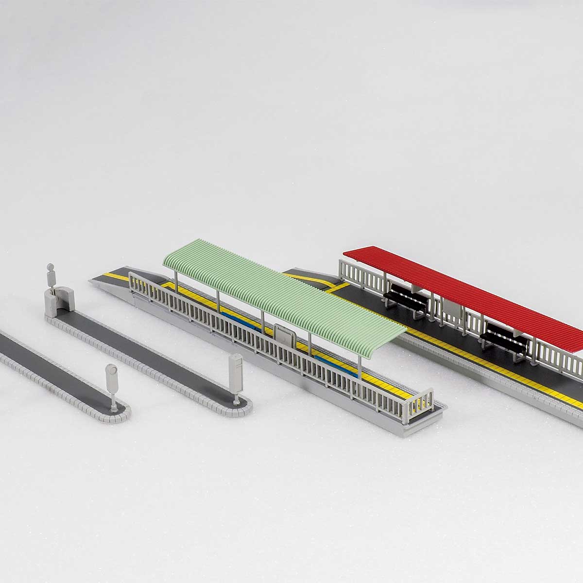2904＞着色済み 路面電車停車場｜着色済みストラクチャー｜N