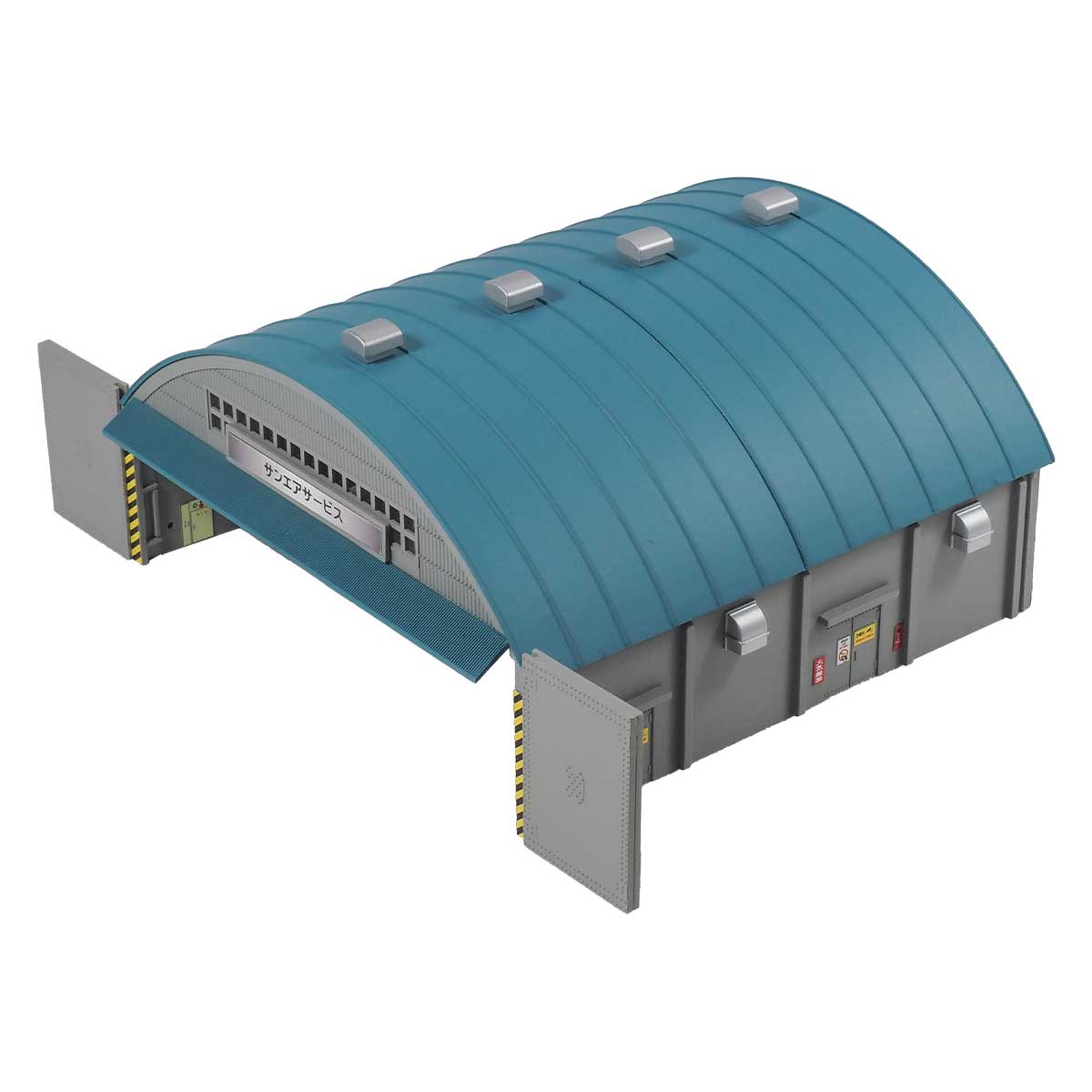 2905＞着色済み 格納庫｜着色済みストラクチャー｜Nゲージ鉄道模型の