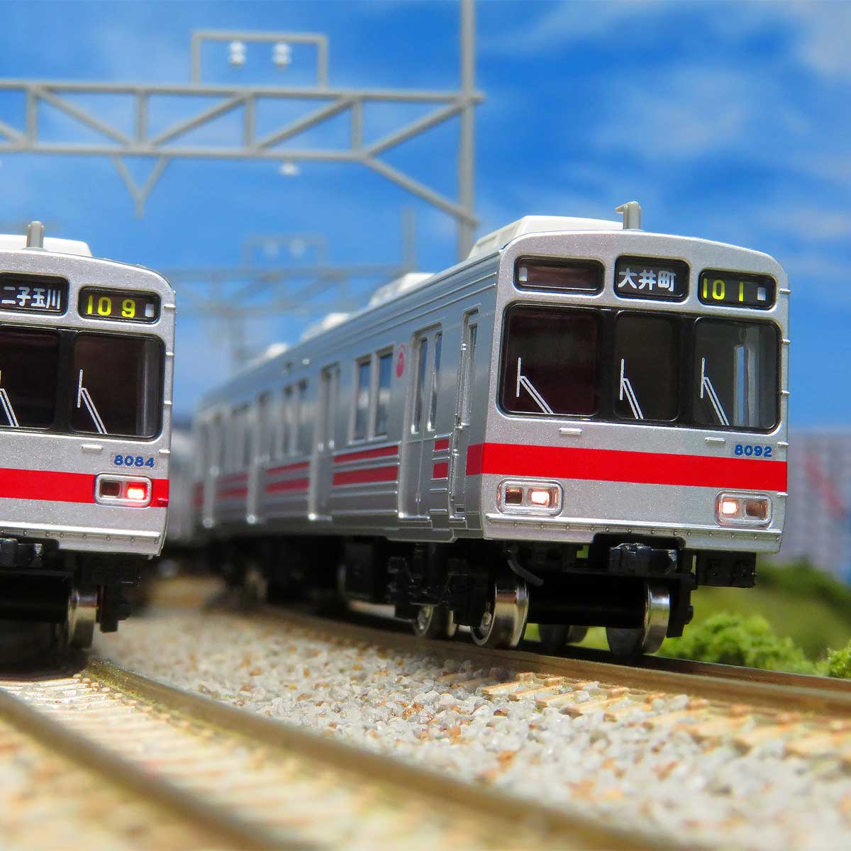 30381＞東急電鉄8090系（前期形・大井町線赤帯）5両編成セット（動力