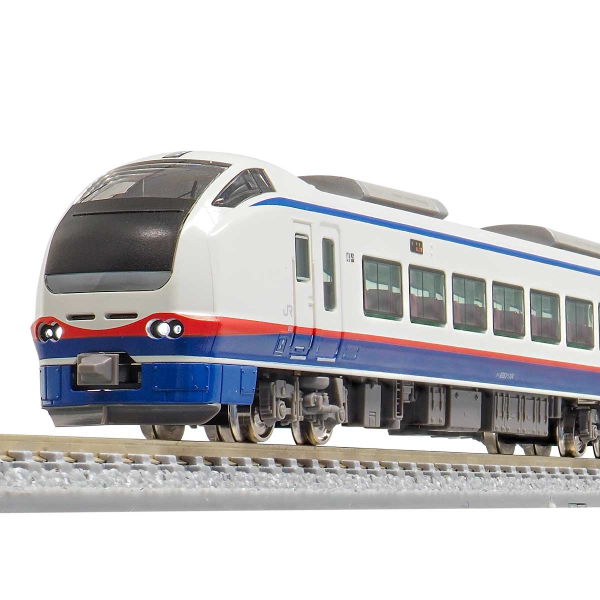 31701＞E653系1100番代しらゆき（クーラーカバー交換後）4両編成セット（動力付き）｜Nゲージ車両（完成品モデル）｜Nゲージ鉄道模型の グリーンマックス