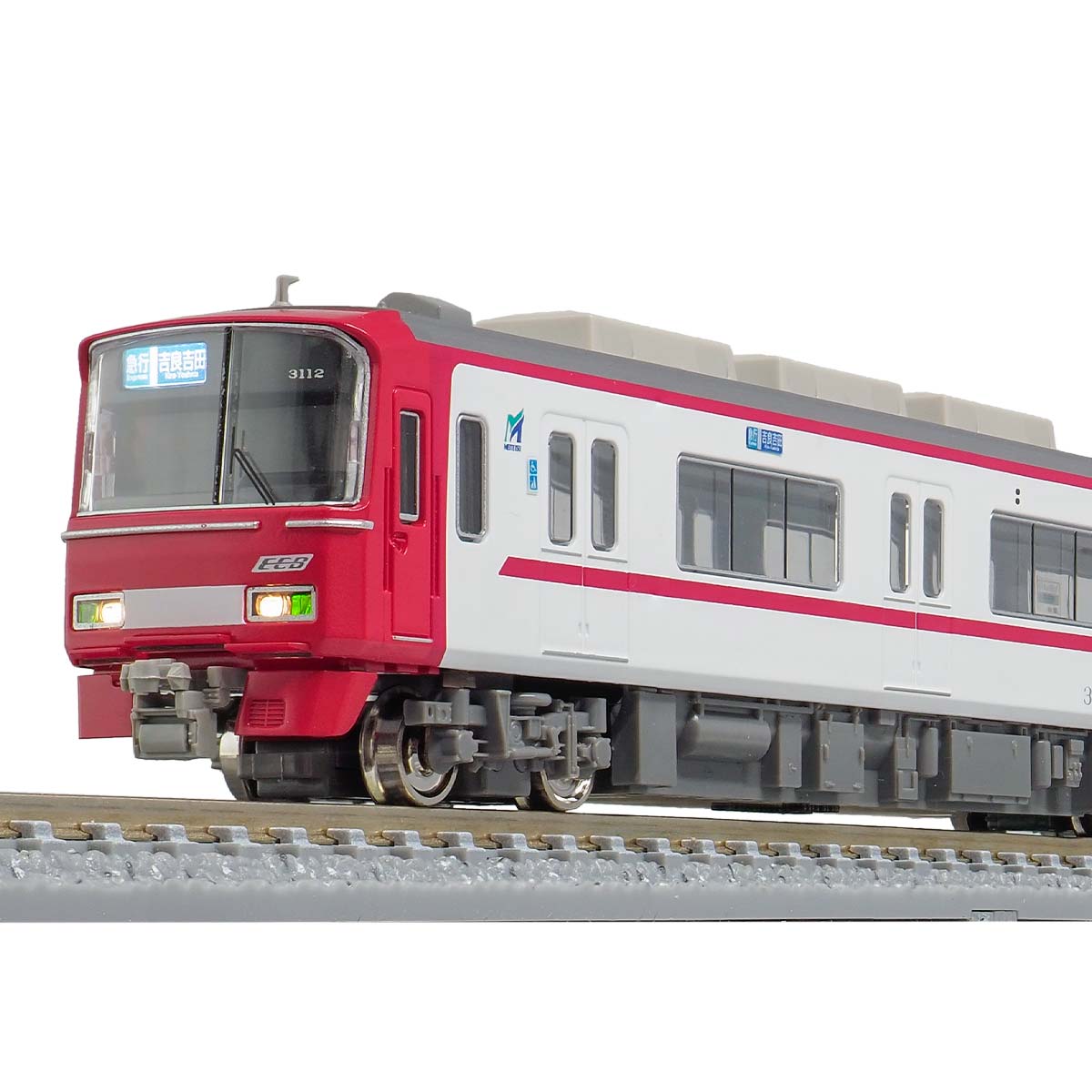 31720＞名鉄3100系2次車（新塗装・3112編成）基本2両編成セット（動力付き）｜Nゲージ車両（完成品モデル）｜Nゲージ鉄道模型のグリーンマックス