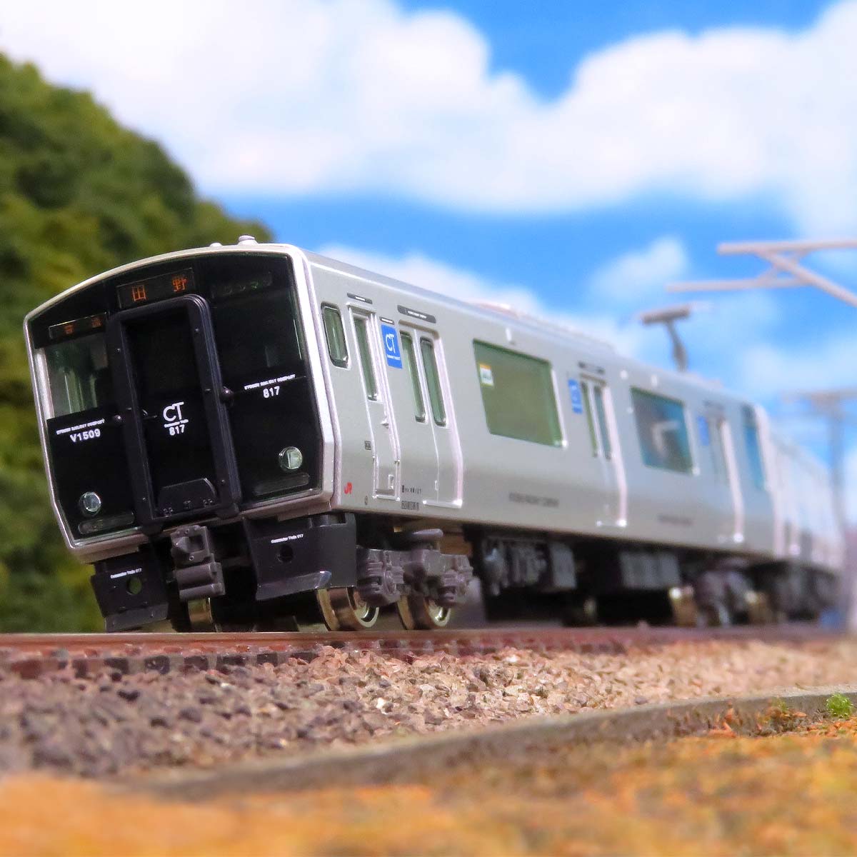 32184＞JR九州817系1500番代（鹿児島車）2両編成セット（動力付き）｜N