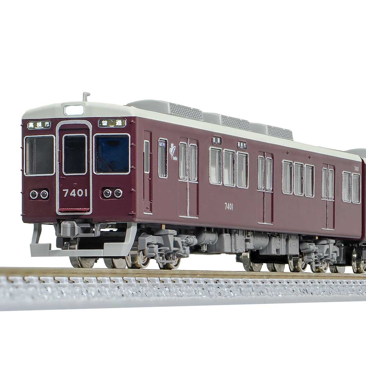 Nゲージ阪急京都線7300系　7303f８両セット　プロ仕様品 50817＞阪急7300系 （京都線・7300編成タイプ）7両編成セット（動力