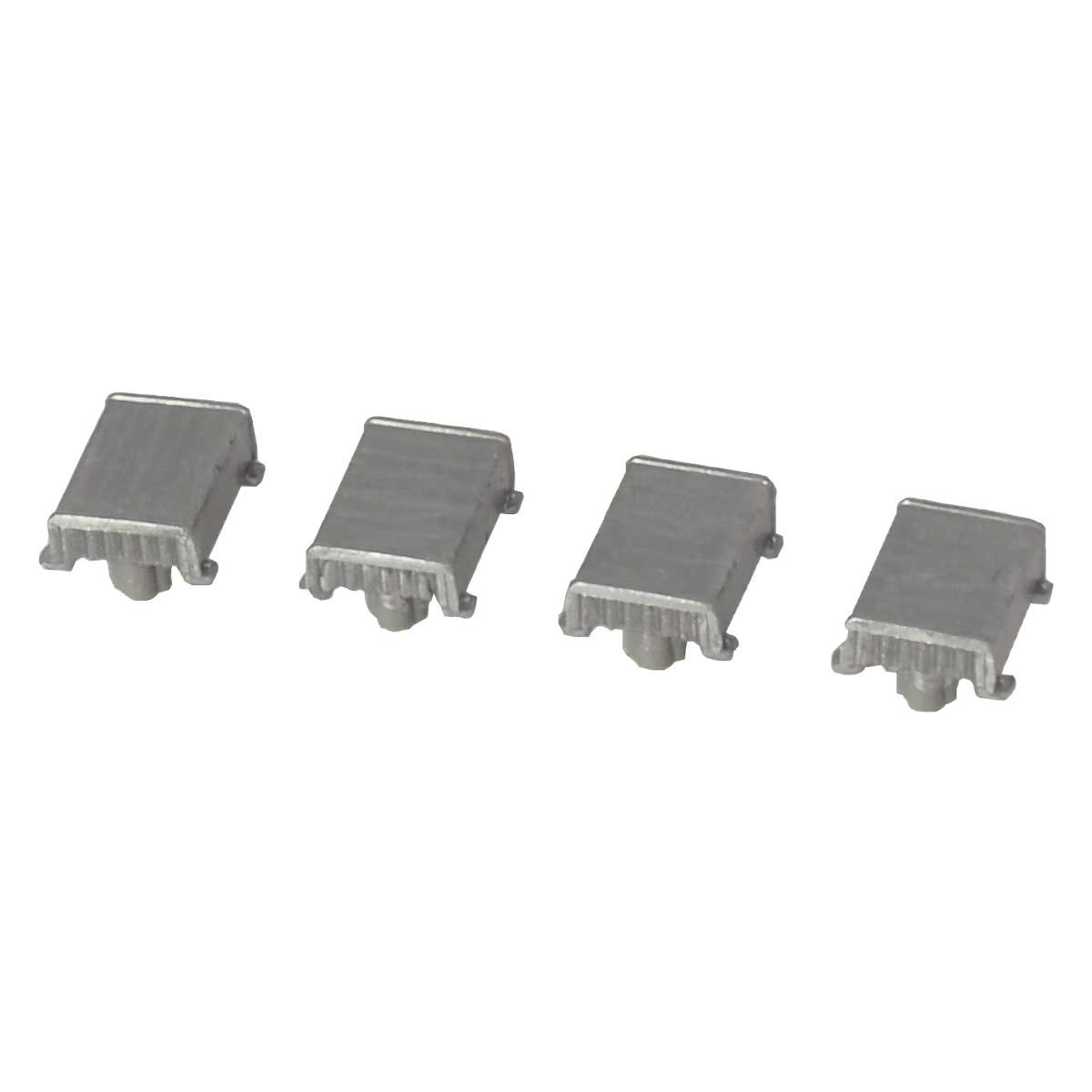 8122＞角型ベンチレーター（凹無し・シルバー）｜車両用パーツ｜N