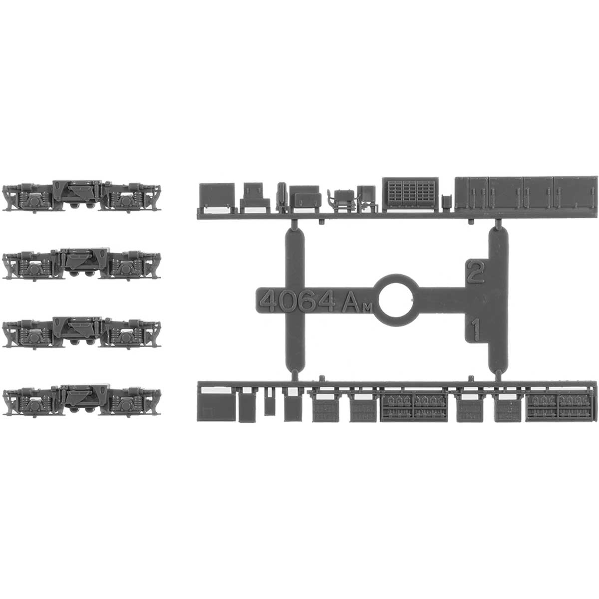 動力台車枠・床下機器セットA-04（新KDタイプ（KD301）＋4064AM）